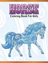 Horse Coloring Book For Girls: Cute Animals