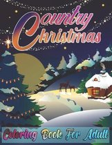 Country Christmas Coloring Book For Adult