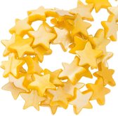 Schelp Kralen Ster (11  mm) Orange (38 Stuks)
