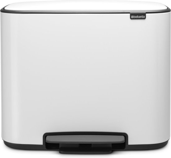 Brabantia Bo Prullenbak - 11 + 23 l - White