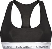 Calvin Klein dames Modern Cotton bralette top - ongevoerd - zwart - Maat: S