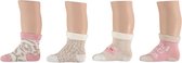 Apollo Baby Terry Socks Wild and Cute Roze | 4 Paar