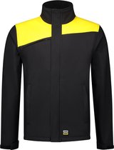 Tricorp Softshell Bicolor Naden 402021 - Mannen - Zwart/Geel - S