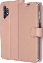 Samsung Galaxy A32 (5G) Hoesje Met Pasjeshouder - Accezz Wallet Softcase Bookcase - Rosé Goud