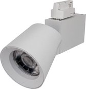 LED railspot 32W 38 ° COB Monofasig WIT - Warm wit licht