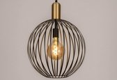 Lumidora Hanglamp 73843 - E27 - Zwart - Goud - Messing - Metaal - ⌀ 40 cm