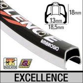 Ambrosio velg 28 36g Excellence zilver