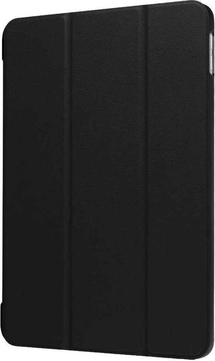 Just in Case tablet Hoes geschikt voor iPad 6e generatie (2018) 9.7 inch / 5e generatie (2017) 9.7 inch - TriFold Bookcase - Zwart
