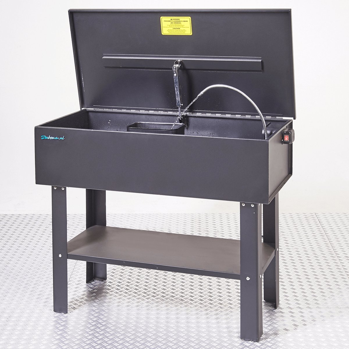 Datona® Ontvetterbak - 176 liter - Zwart