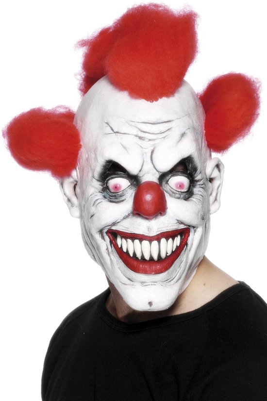 Angstaanjagend clownsmasker voor volwassenen Halloween - Verkleedmasker -  One size" | bol.com