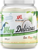 XXL Nutrition Whey Delicious - Proteïne Poeder / Proteïne Shake - Coco Mango Matcha 1000 gram