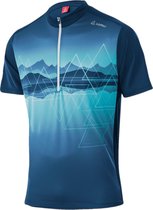 Löffler Fietsshirt Peaks Heren Polyester Blauw Maat L