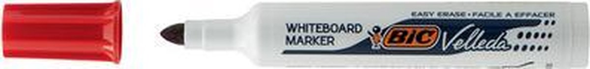 Bic whiteboardmarker Velleda 1711 blauw 12 stuks