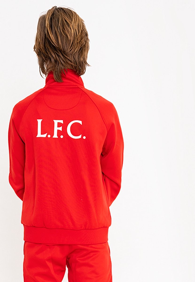 garçon Lot veste et pantalon de survêtement thème football 4-5 ans Liverpool FC officiel Rouge 