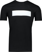 Calvin Klein T-shirt Zwart Normaal - Maat M - Heren - Herfst/Winter Collectie - Katoen;Elastaan