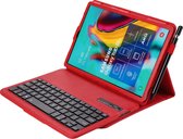 Samsung Galaxy Tab S5e Case - Bluetooth toetsenbord hoes - QWERTY layout - Magneetsluiting - Sleep/Wake-up functie - Rood