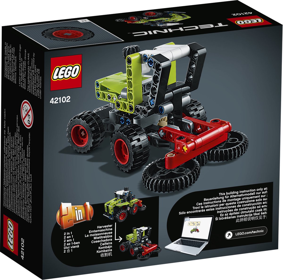 LEGO Technic Mini CLAAS XERION 42102 — afbeelding 19