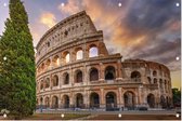 Flavisch Amfitheater bekend als Colosseum in Rome - Foto op Tuinposter - 120 x 80 cm