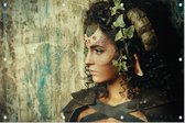 Fantasy Cosplay woman - Foto op Tuinposter - 150 x 100 cm