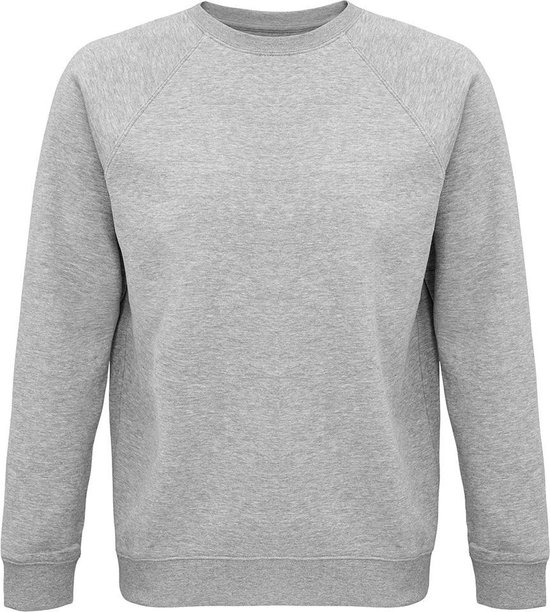 Sweat-shirt raglan biologique unisexe pour adultes SOLS (gris chiné)