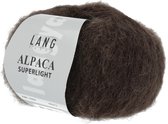 Lang Yarns Alpaca Superlight Donkerbruin 25 gram nr 68