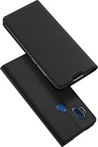 Hoesje geschikt voor Motorola One Hyper - Dux Ducis Skin Pro Book Case - Zwart