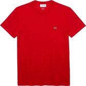 Lacoste Heren T-shirt - Red - Maat XXL
