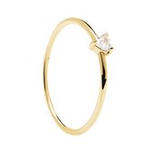 P D Paola Goudkleurige Heart Ring AN01-223-12