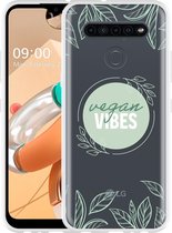LG K41S Hoesje Vegan Vibes - Designed by Cazy