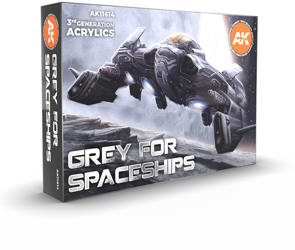 AK interactive Grey For Spaceships - 6 colors - 17ml - AK11614