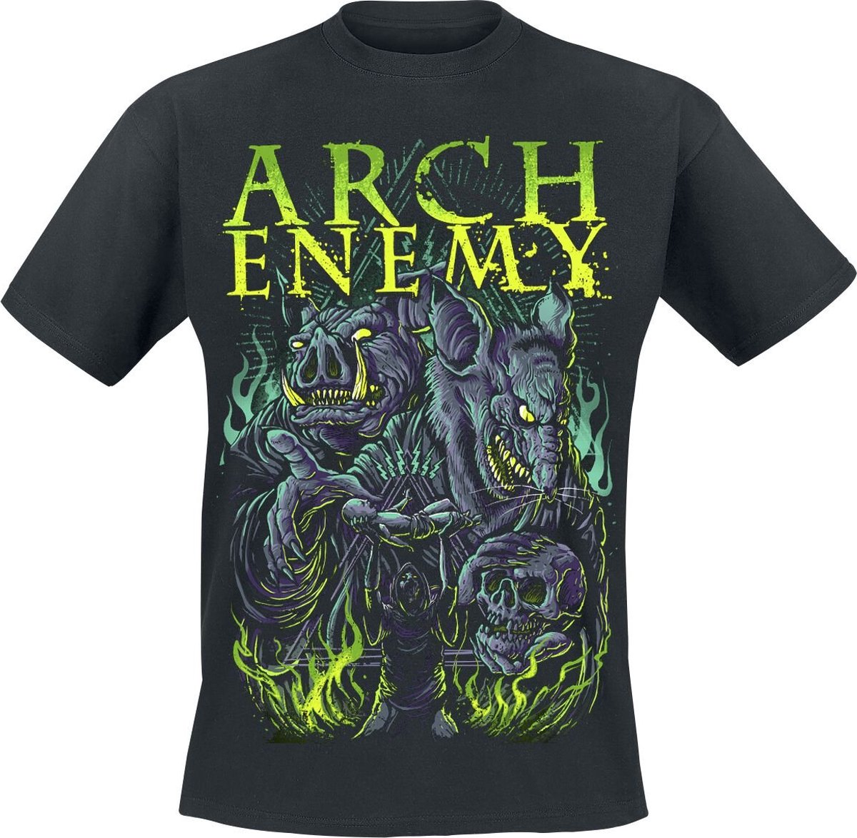 Arch Enemy Ritual Heren T-shirt - zwart - S