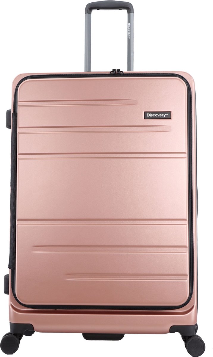 Discovery - Patrol | Harde Koffer / Trolley / Reiskoffer - (78cm) Large - Roze - Roze / Large