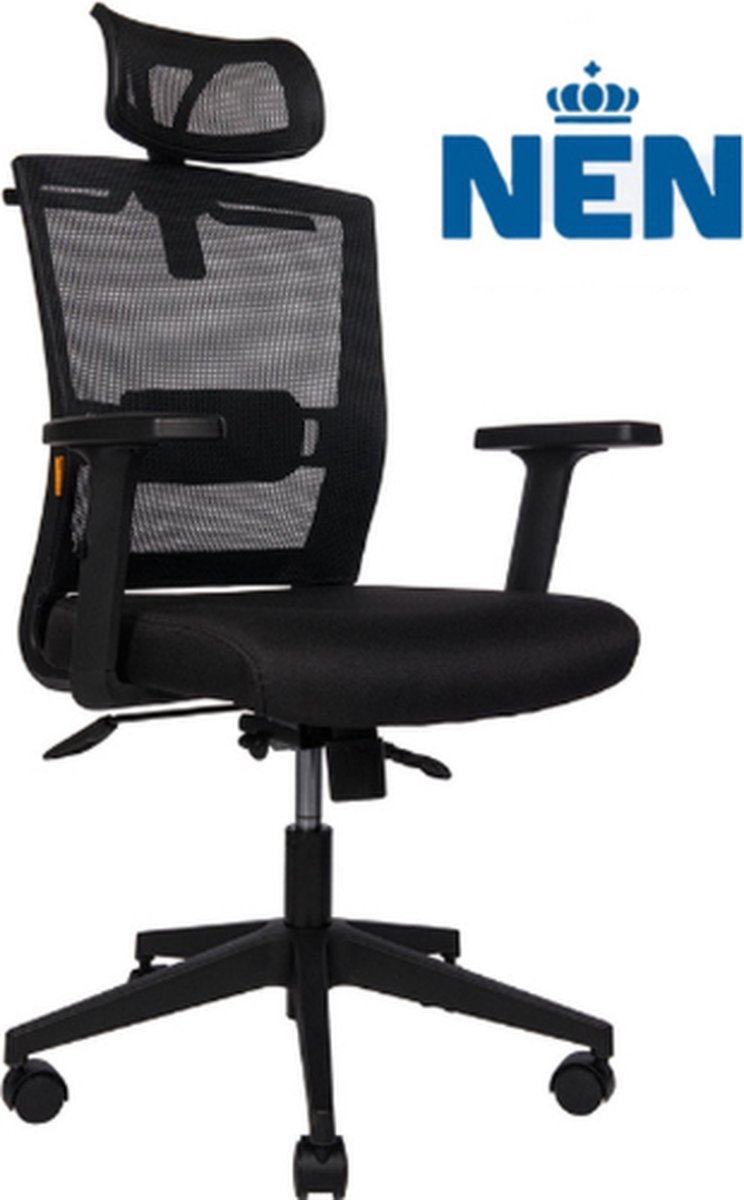 Ergonomische Bureaustoel met Hoofdsteun - Bureaustoelen voor Volwassenen - Office Chair - Game Gaming Stoel - Kantoorstoel - Volledig Verstelbaar