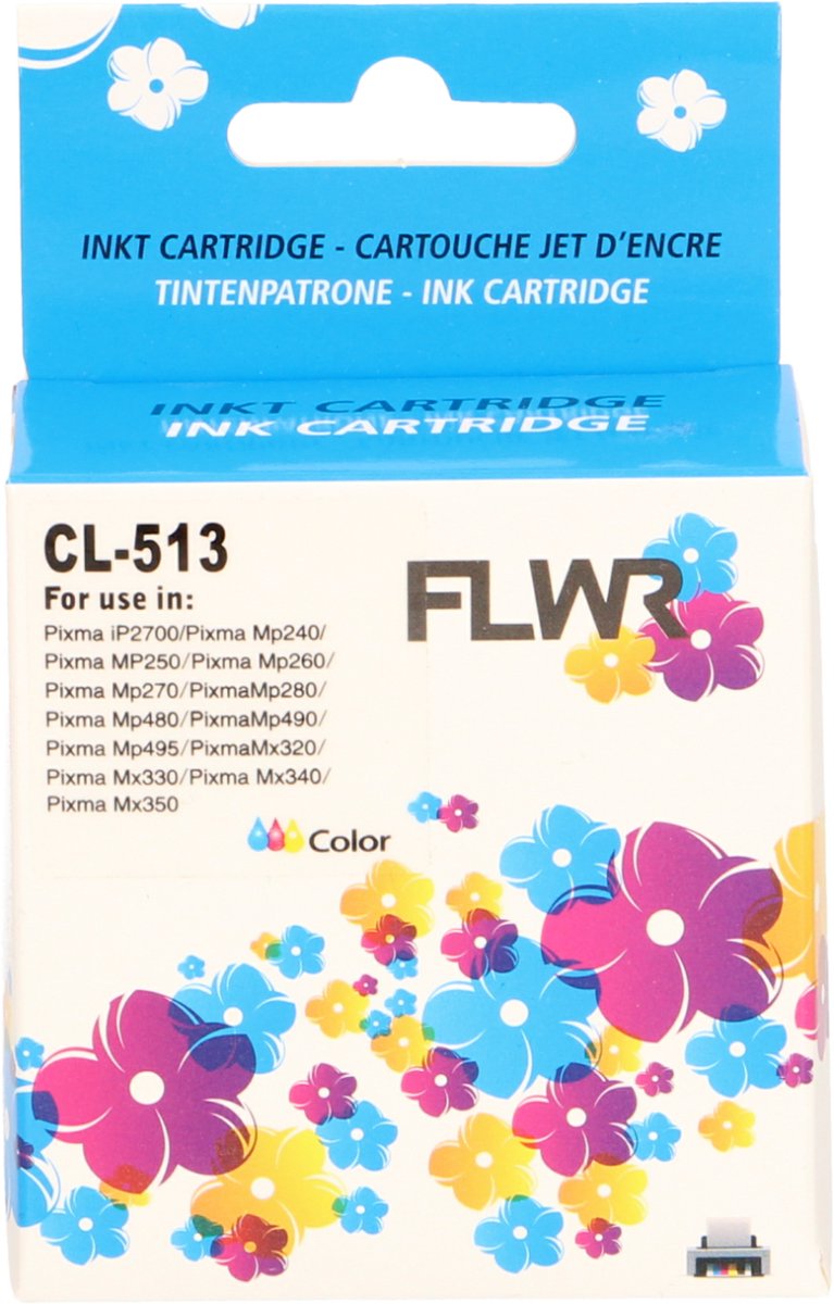 FLWR - Cartridges / Canon CL-513 / kleur / Geschikt voor Canon