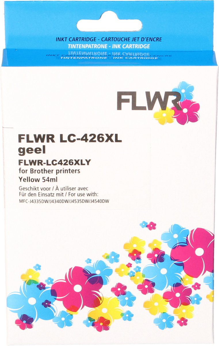 FLWR - Cartridges / Brother LC-426XL / geel / Geschikt voor Brother