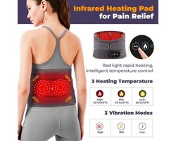 Infrarood Massage Band Onderrug - Rugpijn - Apparaat - Spieren & Gewrichten - Pijnverlichting - Warmteband - Elektrisch Rug Massage Apparaat