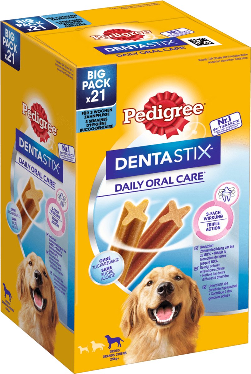 DentaStix Care grote hond - pak van 4 á 21 stuks