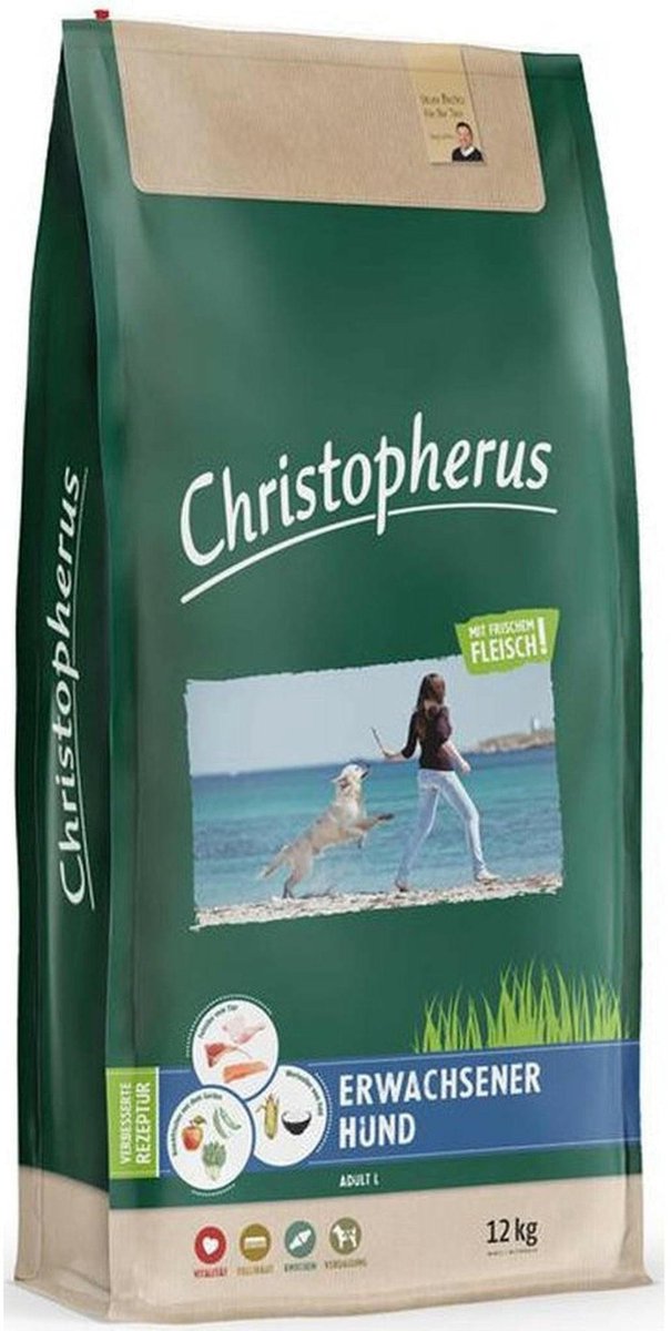 Christopherus Allco Christopherus senior hond gevogelte, lam, ei & rijst - 12kg