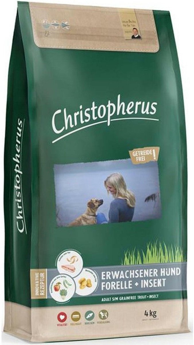 Christopherus graanvrije forel & insect - 4kg