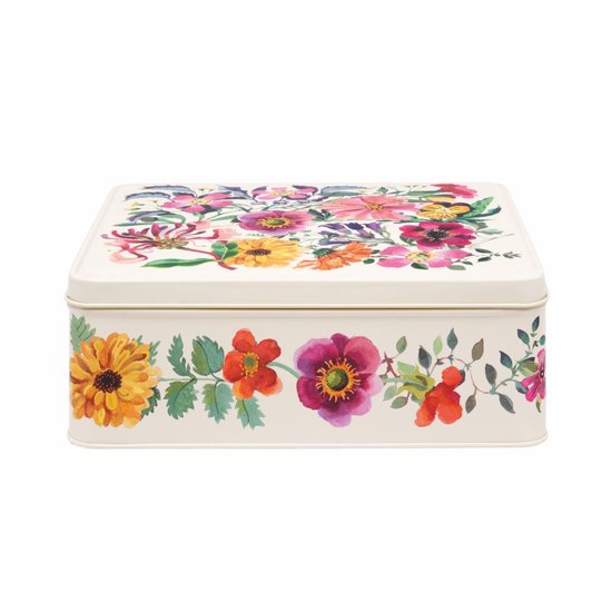 Emma Bridgewater - Boîte de conservation alimentaire - Boîte de rangement - Rectangulaire - Fleurs