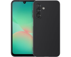 foto van Hoesje geschikt voor Samsung Galaxy A26 5G hoesje Siliconen cover Zwart backcover