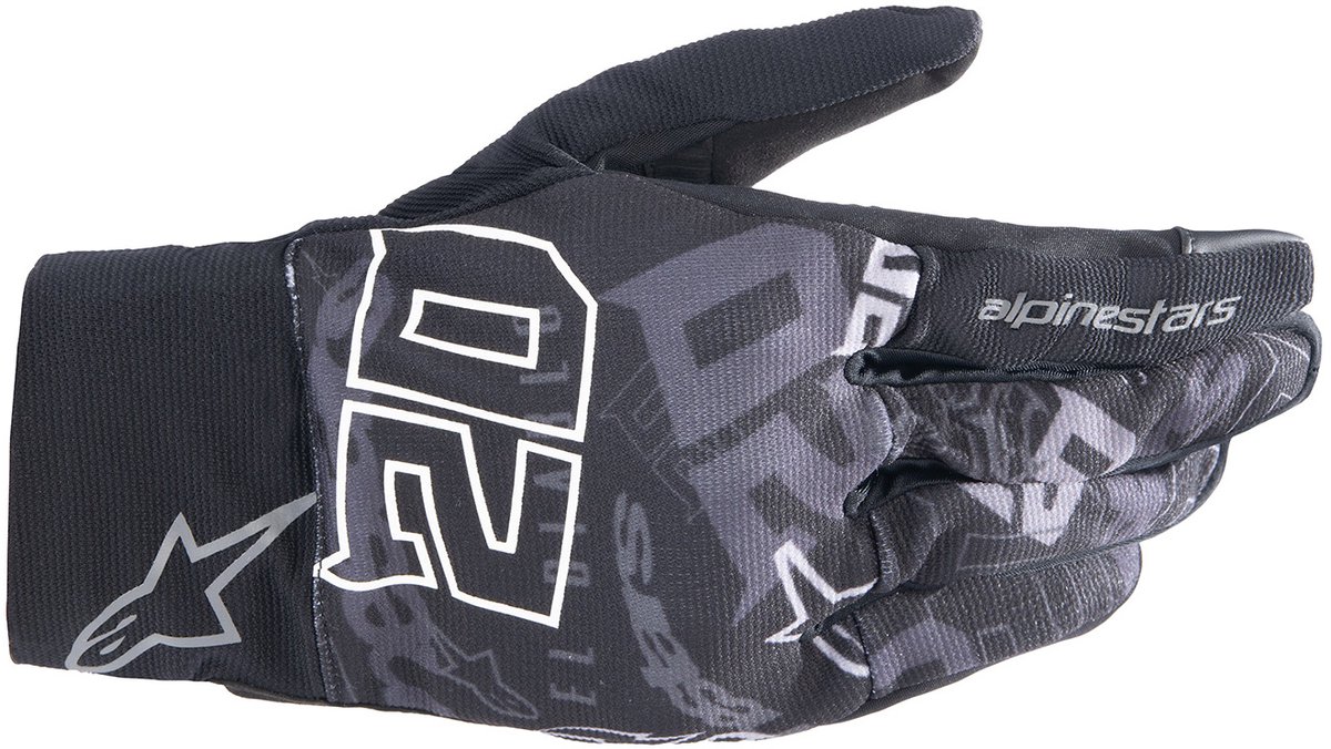 Alpinestars FQ20 Reef Zwart Teergrijs - Handschoen