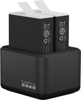 GoPro Dual Battery Charger + Enduro Battery - Batterij & Oplader - Geschikt voor GoPro HERO 12, 11, HERO10 en HERO9