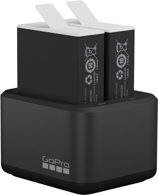 GoPro Dual Battery Charger + Enduro Battery – Geschikt voor GoPro HERO 11, HERO10 en HERO9