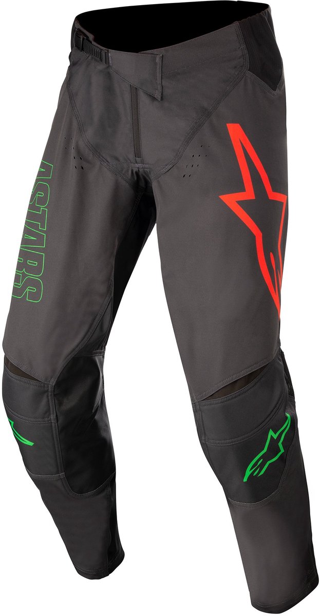 Alpinestars Techstar Phantom Antraciet Groen Neon Broek - Broek