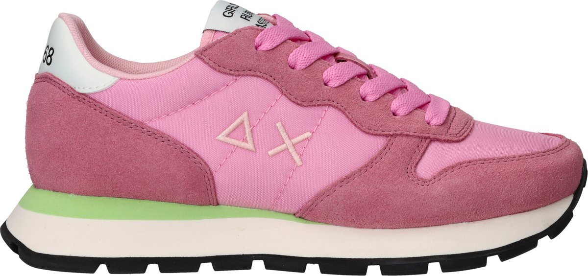 Sun68 Ally Solid Nylon Sneakers - Dames - Roze - Maat 40