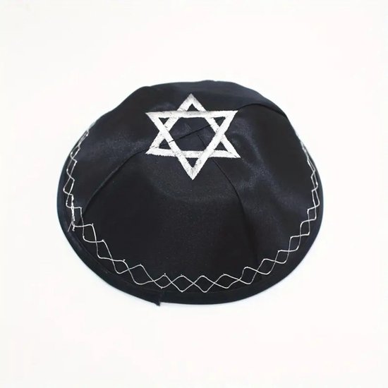 Bovista Joodse Hoed - Keppeltje - Joods - Kippah - Jodendom - Marineblauw