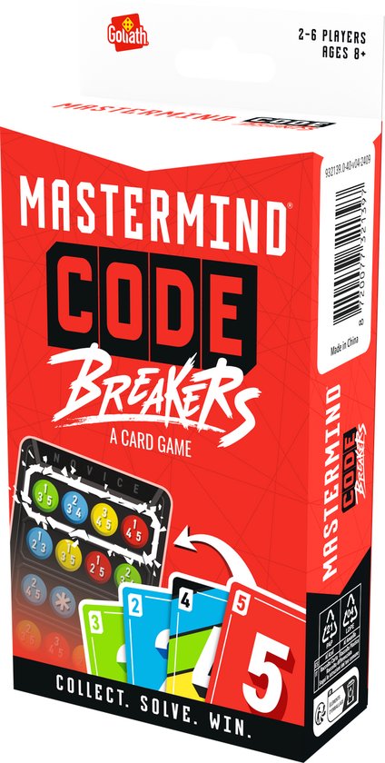 Goliath Mastermind - Code Breakers - Nederlandstalig kaartspel - 2-6 ...