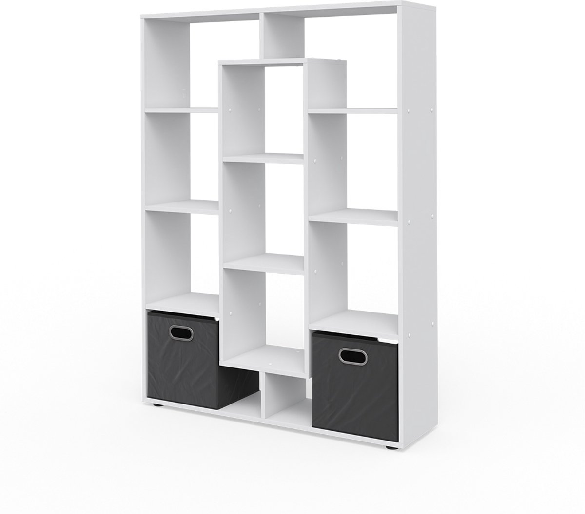 Vicco Draaibare plank – 107.2 x 143 cm met 2 vouwboxen Wit