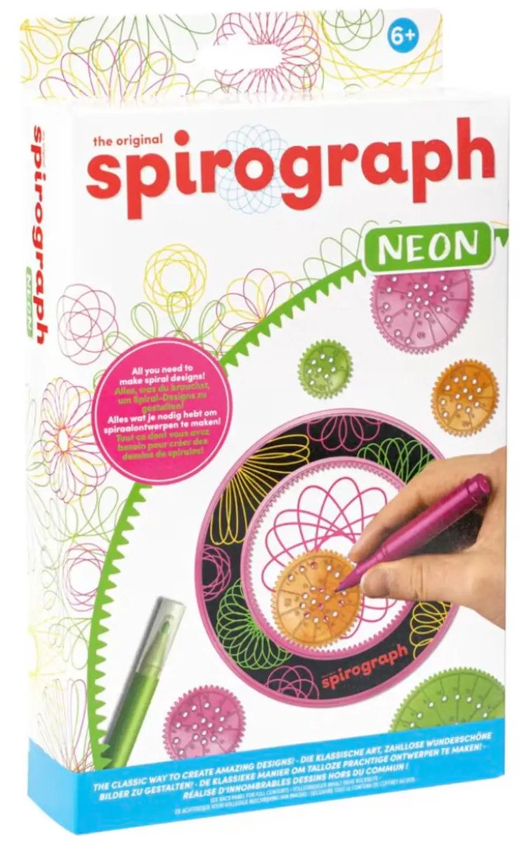 Neon Spirograaf - Tekentool - Kinderen - Volwassenen - Knutselen